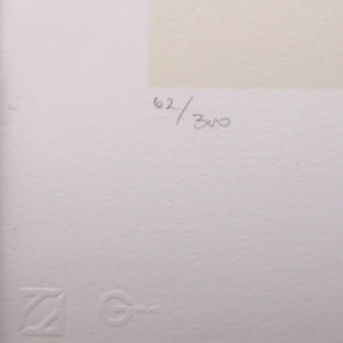 René Gruau, after "Portrait" of 1987, lithograph, framed, signed and numbered - Detail D3