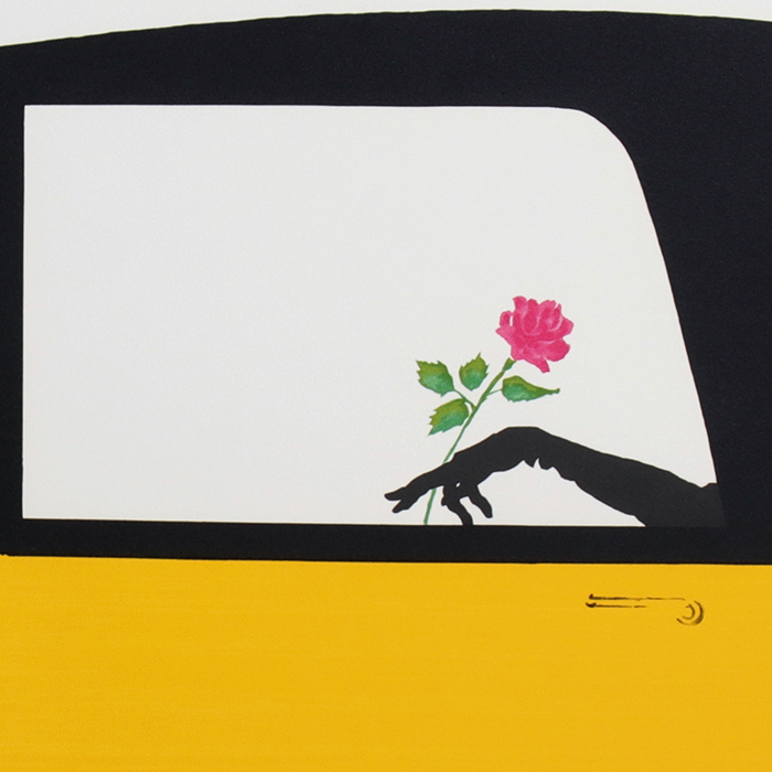 René Gruau, advertisement for Bagatelle of 1986, lithograph, framed, signed and numbered - Detail D1