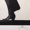 René Gruau, d'après "Tango" des années 1990, lithographie, encadrée, signée et numérotée - Detail D3 thumbnail