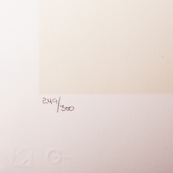 René Gruau, femme au chapeau noir, lithographie, signée et numérotée - Detail D3