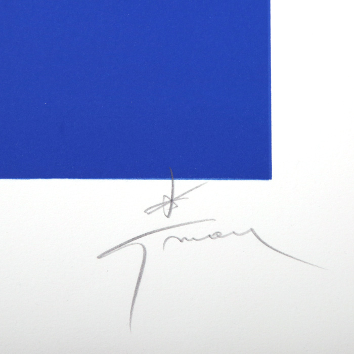 René Gruau, projet d'une affiche pour le Lido de 1950-55, lithographie, encadrée, signée et numérotée - Detail D3