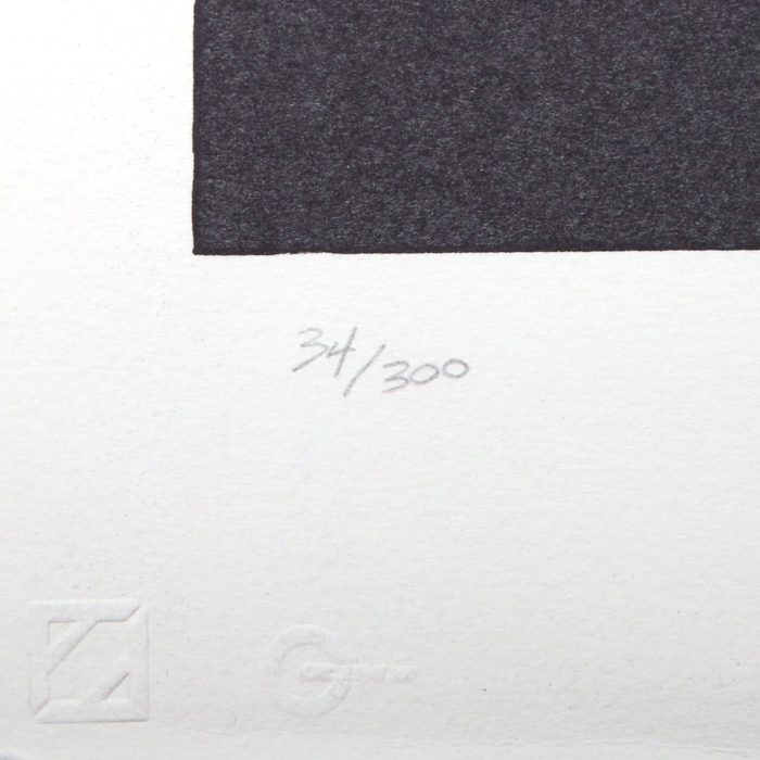 René Gruau, publicité pour Dioressence "Femme dans un hamac" de 1981, collection parfums Christian Dior, lithographie, encadrée, signée et numérotée - Detail D3