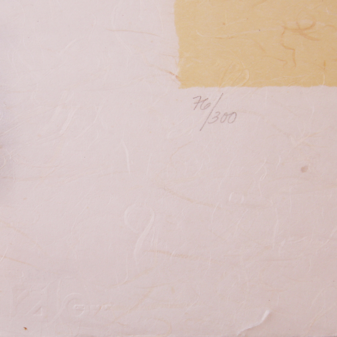 René Gruau, publicité pour Diorama de Dior de 1955, "Le Fauteuil", collection parfums Christian Dior, lithographie, signée et numérotée - Detail D2