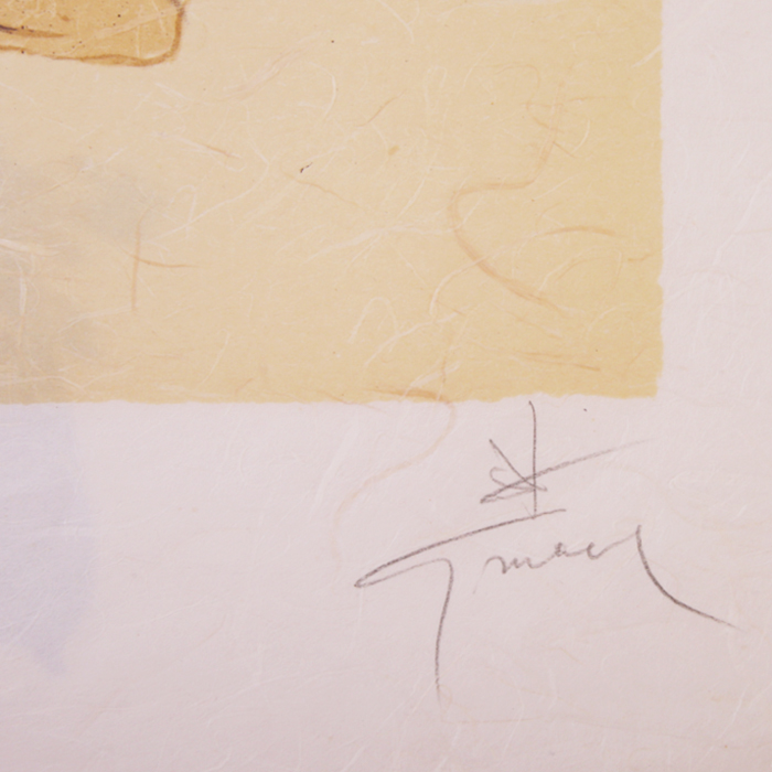 René Gruau, advertisement for Dior’s Diorama of 1955, "The Armchair", Christian Dior’s fragrance collection, lithograph, signed and numbered - Detail D3