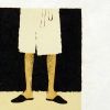 René Gruau, publicité pour Eau sauvage de Dior de 1966, "Homme en peignoir mi-corps inférieur", collection parfums Christian Dior, signée et numérotée - Detail D1 thumbnail