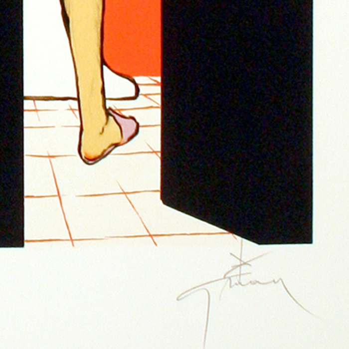 René Gruau, publicité pour Eau sauvage de Dior de 1975, collection parfums Christian Dior, lithographie, signée et numérotée - Detail D4