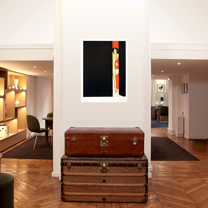 René Gruau, advertisement for Dior’s Eau Sauvage of 1975, Christian Dior’s fragrance collection, lithograph, signed and numbered - Detail D5