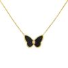 Van Cleef & Arpels 1980's necklace in yellow gold and onyx - 00pp thumbnail