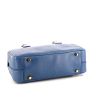 Bolso de mano Prada Bauletto modelo pequeño en cuero saffiano azul - Detail D4 thumbnail