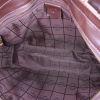 Shopping bag Celine in tela monogram marrone e pelle marrone - Detail D2 thumbnail