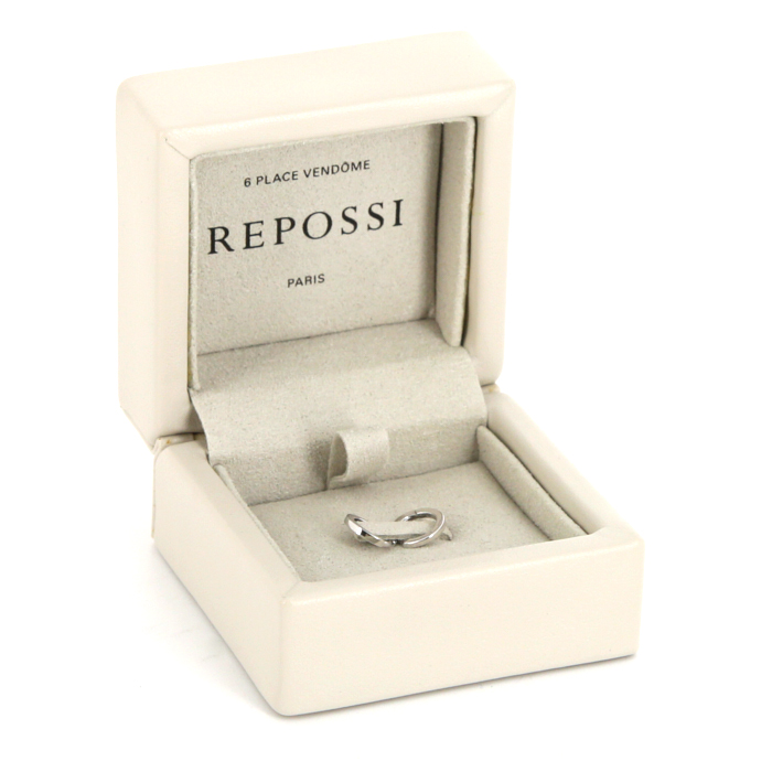 Paire de créoles Repossi Berbère en or blanc - Detail D2