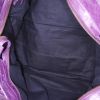 Bolso de mano Balenciaga Classic City en cuero violeta - Detail D3 thumbnail