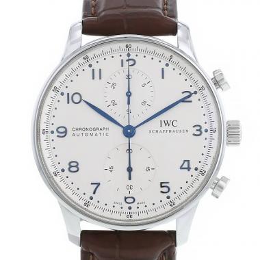Reloj IWC Portuguese de acero Ref :  3714 Circa  2000