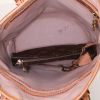 Shopping bag Louis Vuitton Bucket in tela monogram cerata marrone e pelle naturale - Detail D2 thumbnail