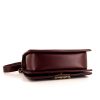 Bolso de mano Chanel Boy modelo pequeño en cuero acolchado color burdeos - Detail D5 thumbnail