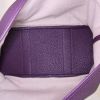 Hermes Garden shopping bag in purple leather taurillon clémence - Detail D2 thumbnail