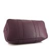 Shopping bag Hermes Garden in pelle taurillon clemence color prugna - Detail D4 thumbnail