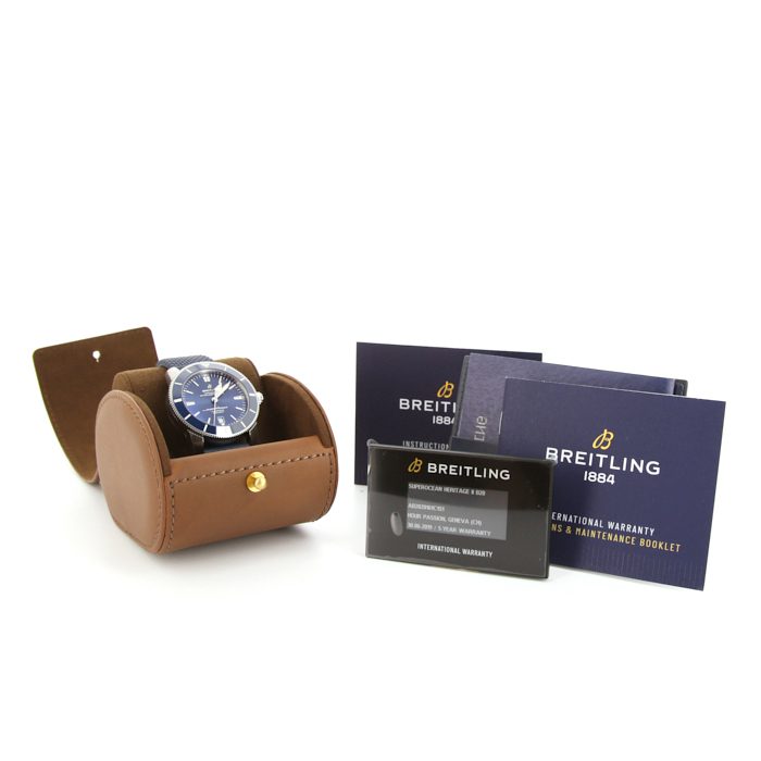 Breitling Superocean Héritage watch in stainless steel Ref:  AB2020 Circa  2019