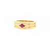 Chaumet 1990's ring in yellow gold and ruby - 00pp thumbnail
