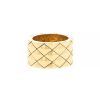 Chanel Matelassé large model ring in yellow gold - 00pp thumbnail