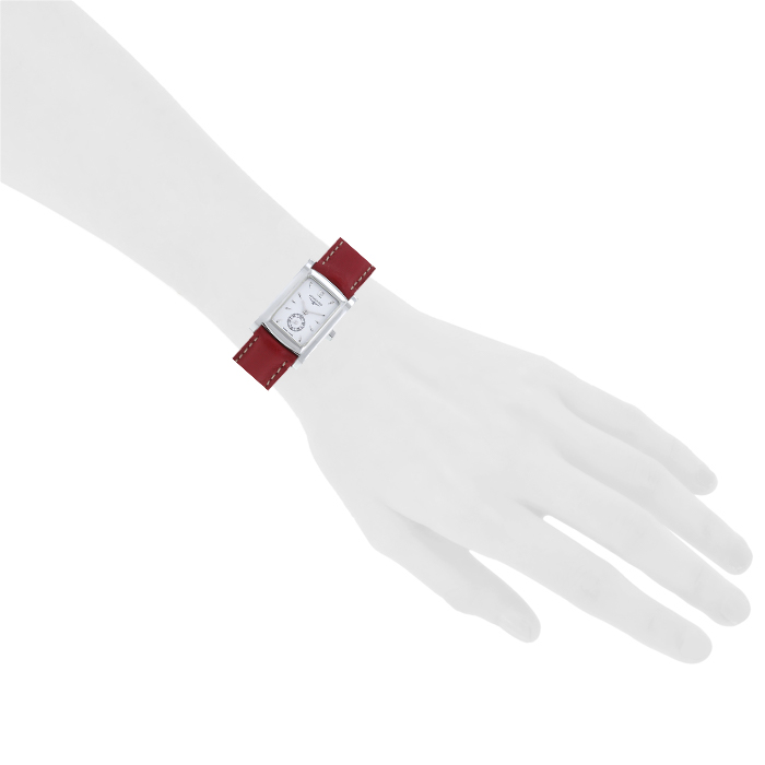 Longines Elegance-Dolcevita watch in stainless steel Ref:  L5.155.4 Circa  2001 - Detail D1