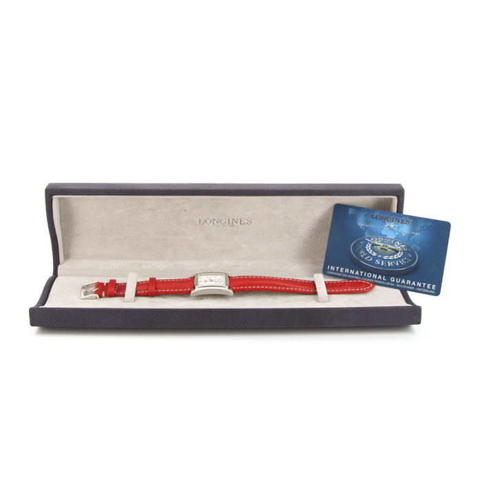 Reloj Longines Elegance-Dolcevita de acero Ref :  L5.155.4 Circa  2001 - Detail D2