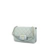 Chanel Chic With Me shoulder bag in Bleu Lin quilted leather - 00pp thumbnail