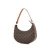 Celine Ava handbag in brown monogram canvas and brown leather - 00pp thumbnail