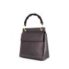 Gucci Bamboo small model handbag in grey leather - 00pp thumbnail