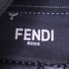 Bolsito-cinturón Fendi en cuero Monogram negro y marrón y cuero negro - Detail D4 thumbnail