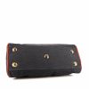 Fendi handbag in dark grey denim and red leather - Detail D4 thumbnail