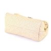 Bolsito de mano Chanel en cuero acolchado beige - Detail D4 thumbnail