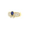 Van Cleef & Arpels 1990's ring in yellow gold,  diamonds and sapphire - 00pp thumbnail