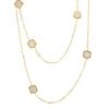 Dinh Van Impressions long necklace in yellow gold and mother of pearl - 00pp thumbnail
