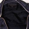 Prada handbag in black canvas and black leather - Detail D2 thumbnail
