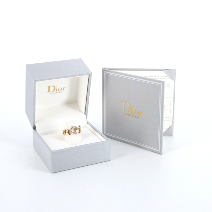 Bague Dior Milieu du Siècle en or rose et diamants - Detail D2