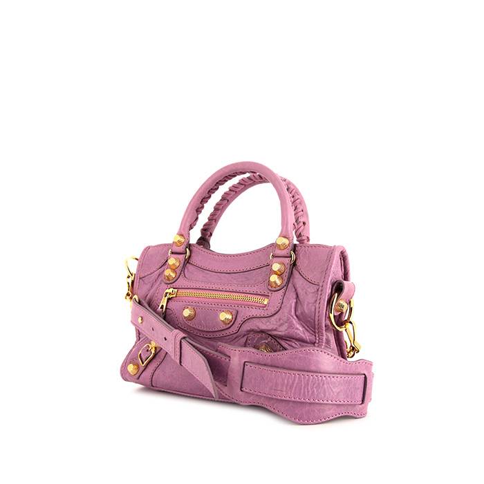 Balenciaga Pink Agneau Classic Town Bag Q0B13U01PB000  WGACA
