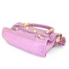 Balenciaga First shoulder bag in purple leather - Detail D5 thumbnail