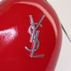 Bolso joya Saint Laurent en charol rojo - Detail D3 thumbnail