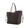 Shopping bag Louis Vuitton Neverfull modello grande in tessuto a monogramma Idylle undefined e pelle marrone - 00pp thumbnail