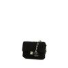 Bolsito de mano Chanel Pochette ceinture super mini en jersey negro - 00pp thumbnail