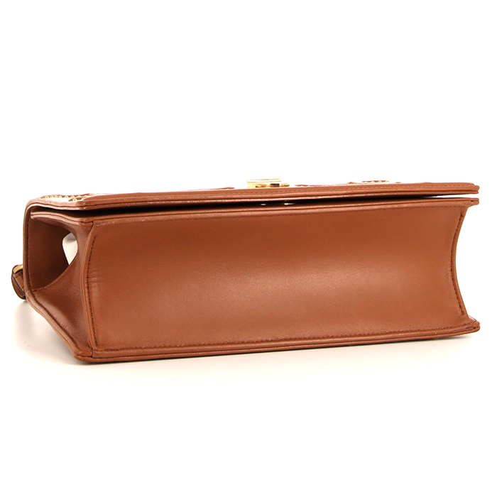 Dior Diorama shoulder bag in brown leather - Detail D5