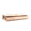 Dior Diorama Wallet on Chain handbag/clutch in powder pink grained leather - Detail D5 thumbnail