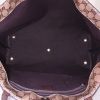 Shopping bag Gucci in tela cerata beige e pelle marrone - Detail D2 thumbnail