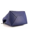 Shopping bag Céline Cabas Phantom in pelle martellata blu - Detail D4 thumbnail