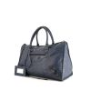 Balenciaga Work handbag in blue leather - 00pp thumbnail