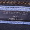 Bolso de mano Balenciaga Work en cuero azul - Detail D3 thumbnail