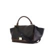 Celine  Trapeze medium model  handbag  in black, burgundy, blue and brown leather - 00pp thumbnail