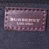 Burberry Vintage handbag in beige Haymarket canvas and brown leather - Detail D3 thumbnail