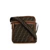 Fendi shoulder bag in brown monogram canvas - 360 thumbnail